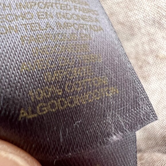 Liz Claiborne Women's Linen-Blend Drawstring Pants Size 12 Brown Lightweight - Picture 5 of 10